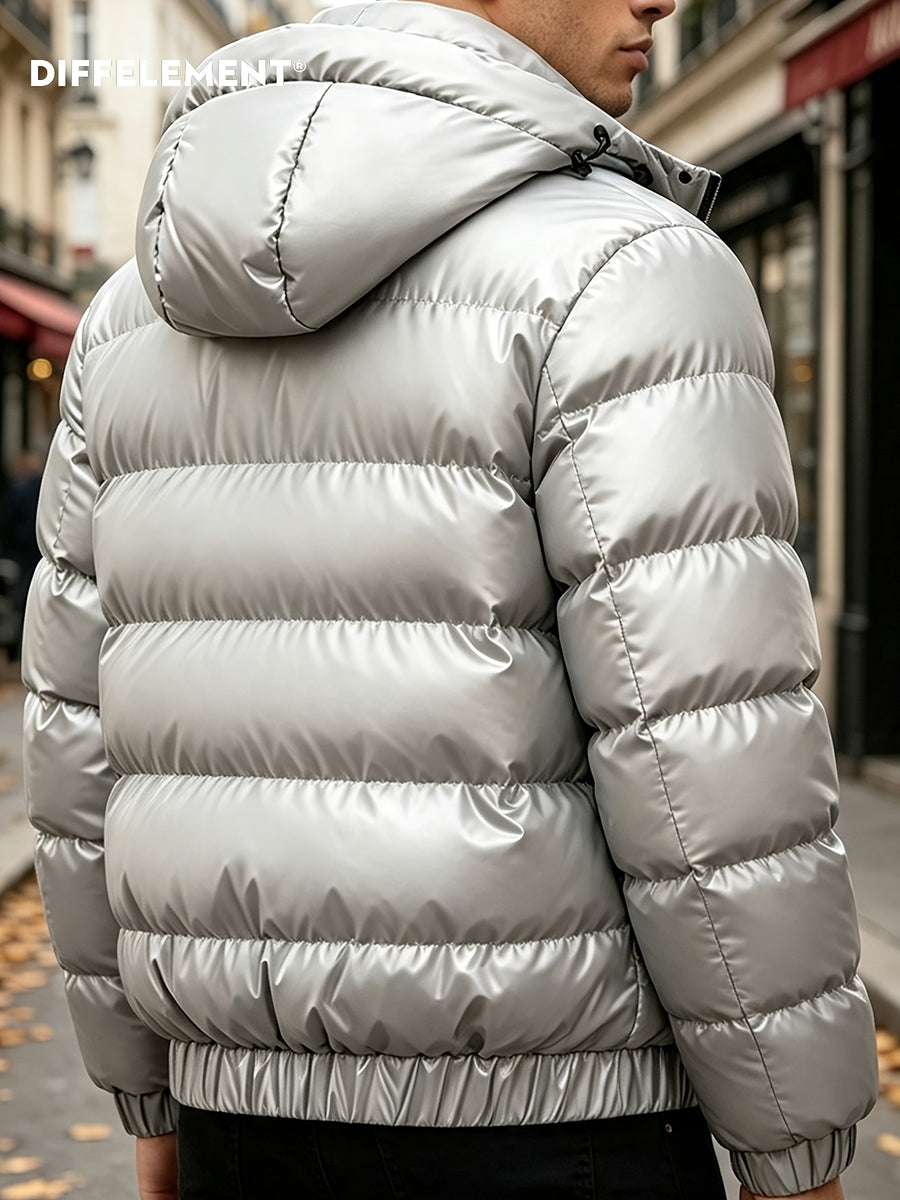 Manteau matelassé, à capuche, modele 5, détail du vêtement