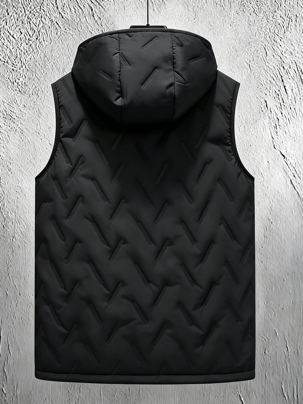 Veste, polaire, à col montant, marron foncé, détail du vêtement
