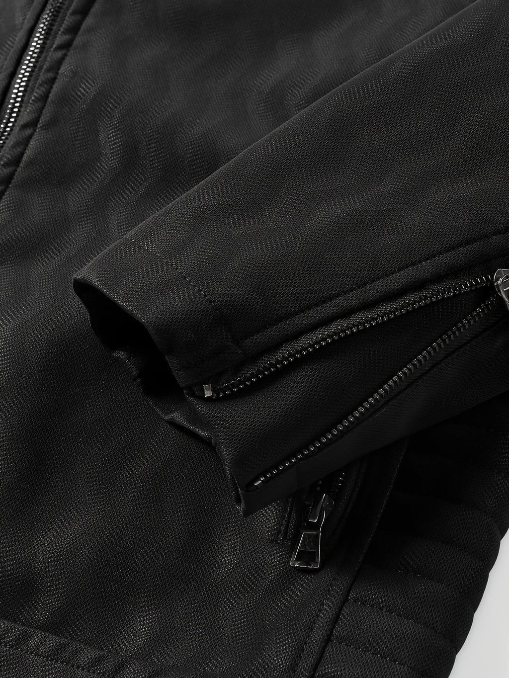 Veste, à revers, fermeture éclair, détail du vêtement
