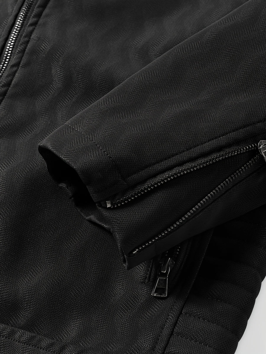 Veste, à revers, fermeture éclair, détail du vêtement