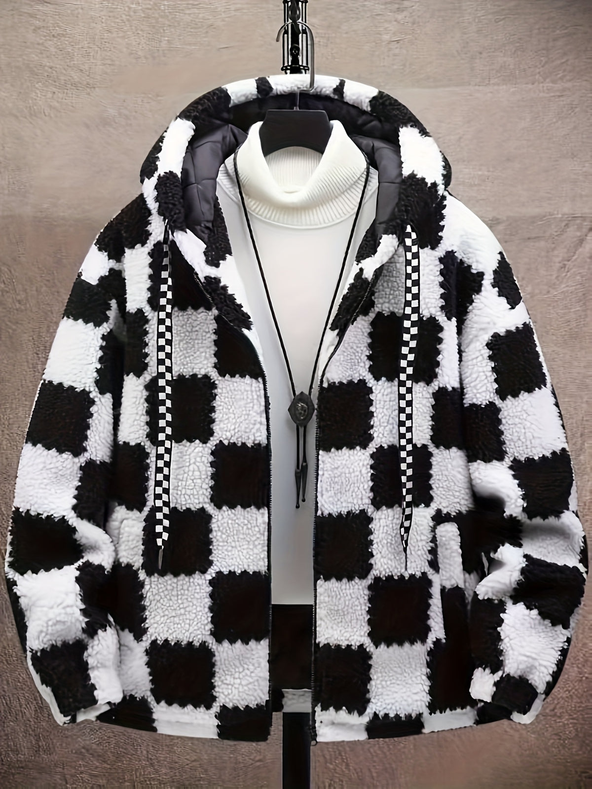 Veste pour homme, à capuche, modele 4