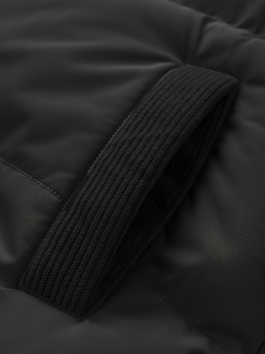 Veste pour homme, capuche amovible, noir