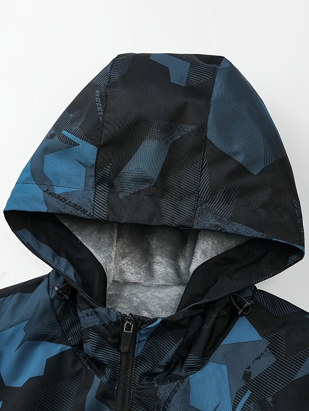 Veste pour homme, coupe-vent, à capuche, modele 7