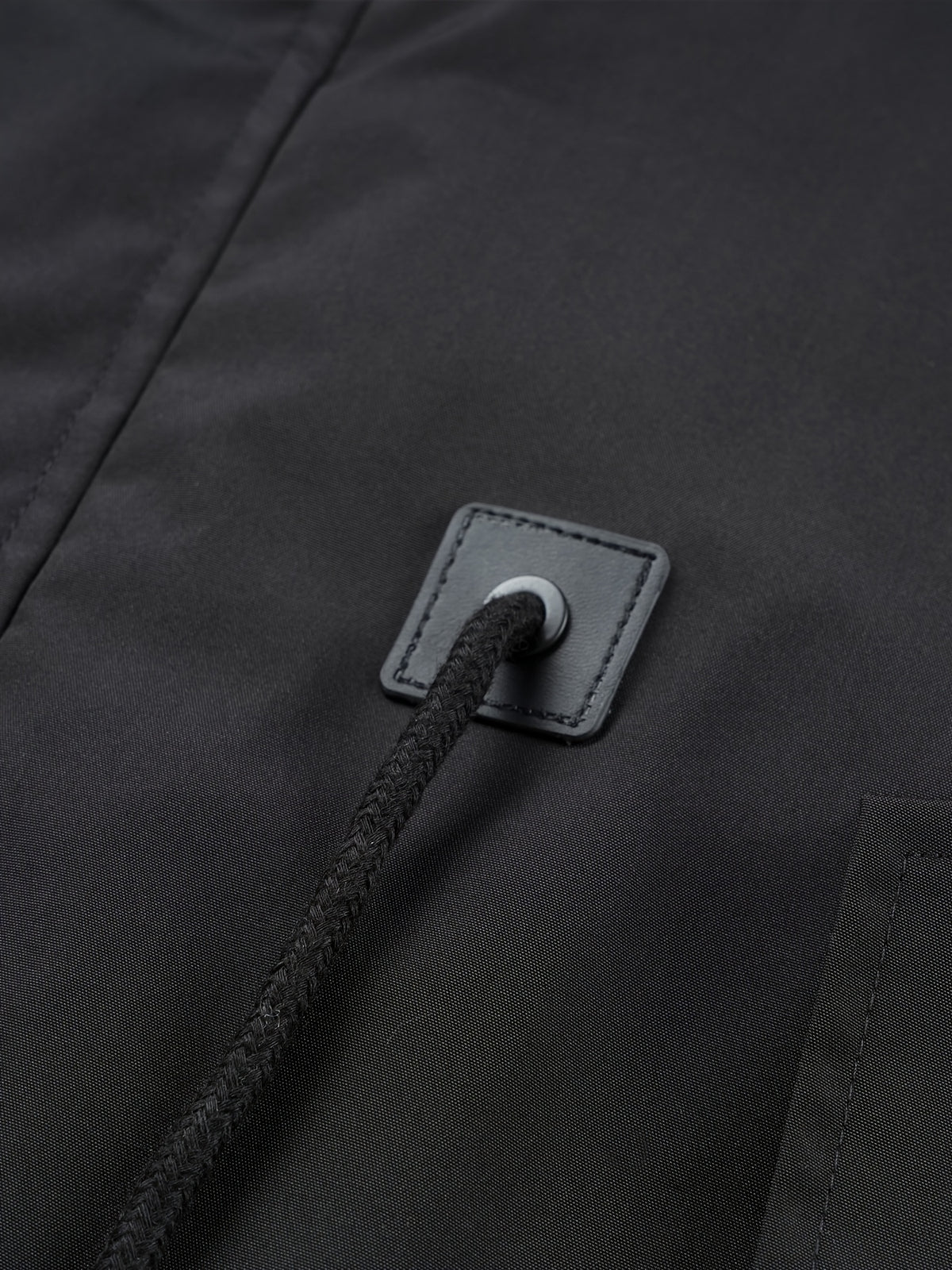 Trench pour homme, à capuche, col montant