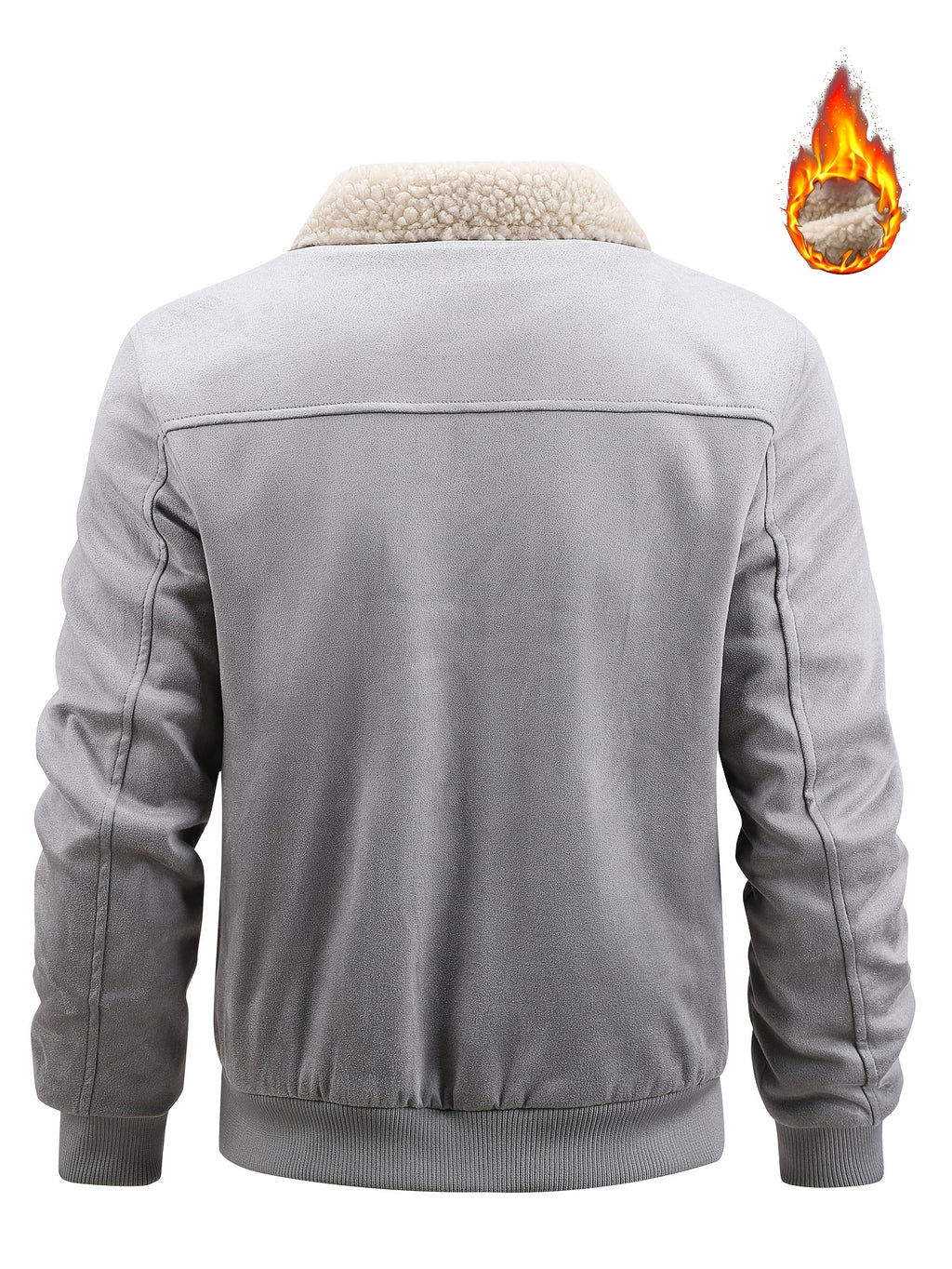 Veste long pour homme, velours, à revers