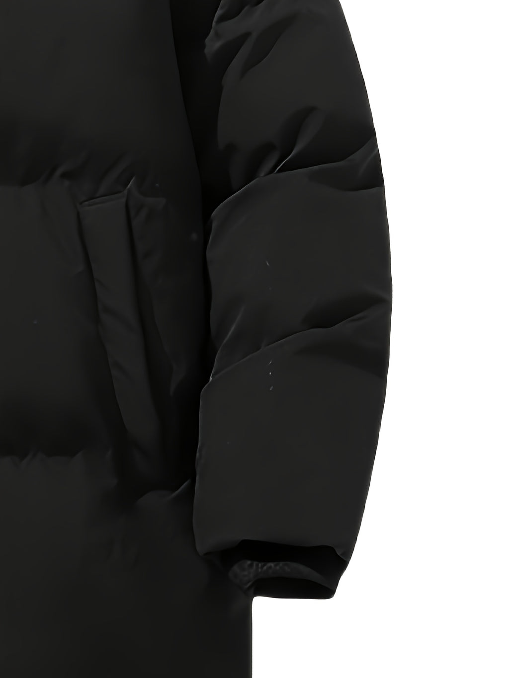 Manteau matelassé pour homme, à capuche, blanc ivoire