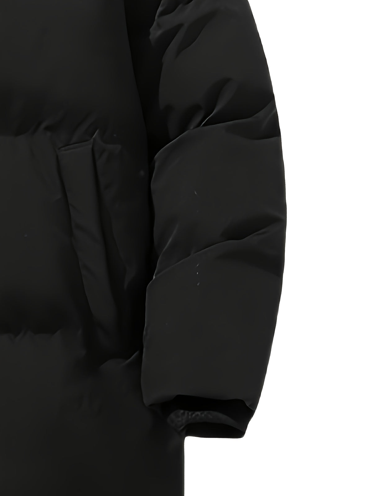 Manteau matelassé pour homme, à capuche, blanc ivoire