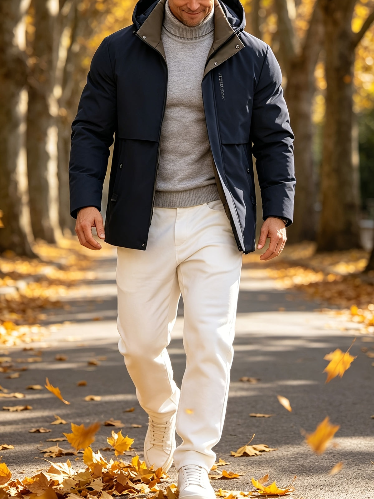 Veste pour homme, à col montant, modele 3