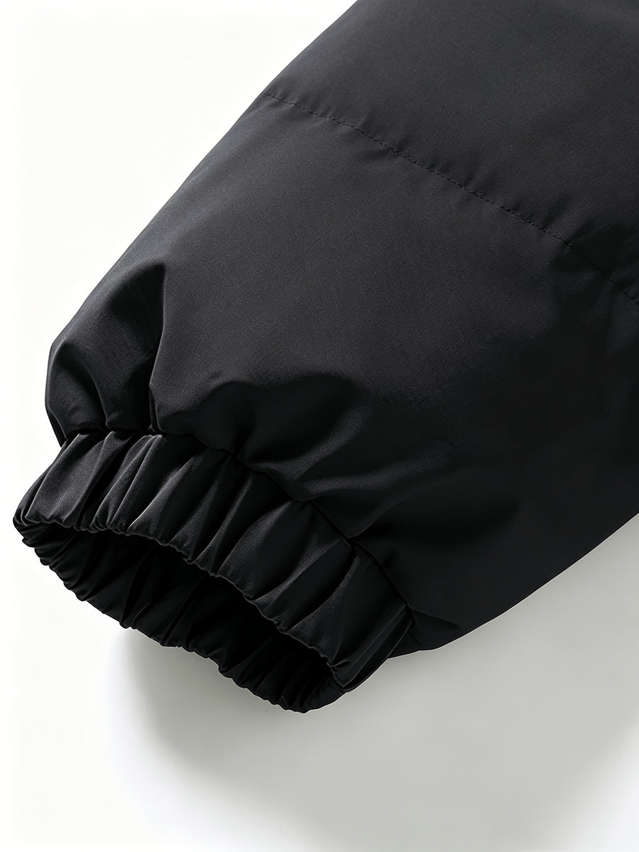 Veste, à col montant, blanc, photo 13