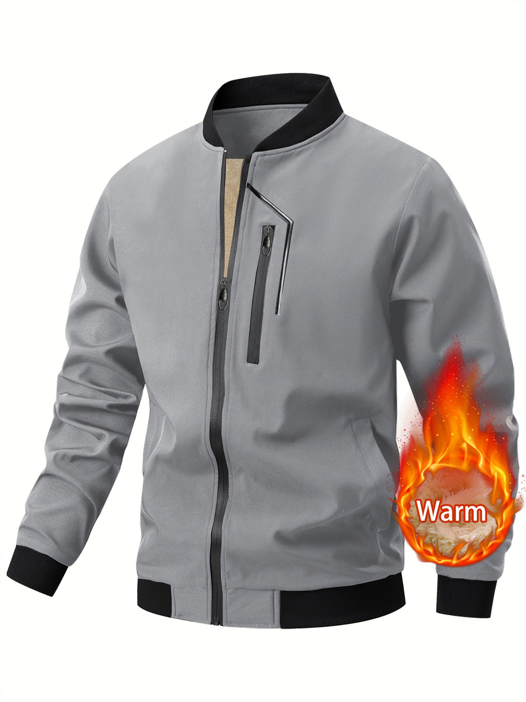 Veste matelassée pour homme, coupe-vent