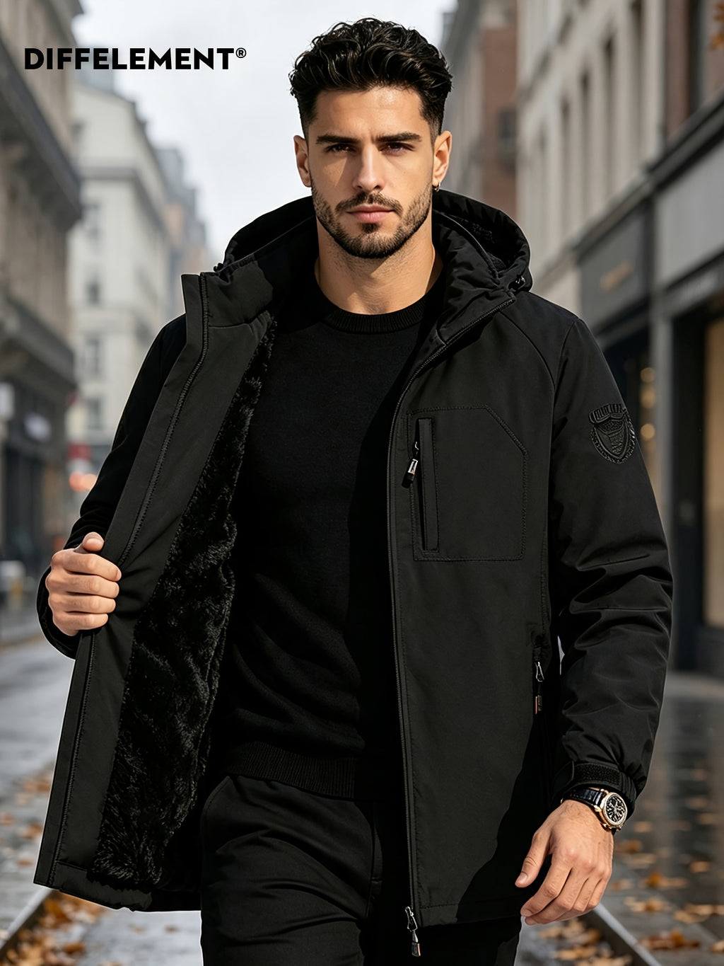 Manteau pour homme, à capuche, modele 7
