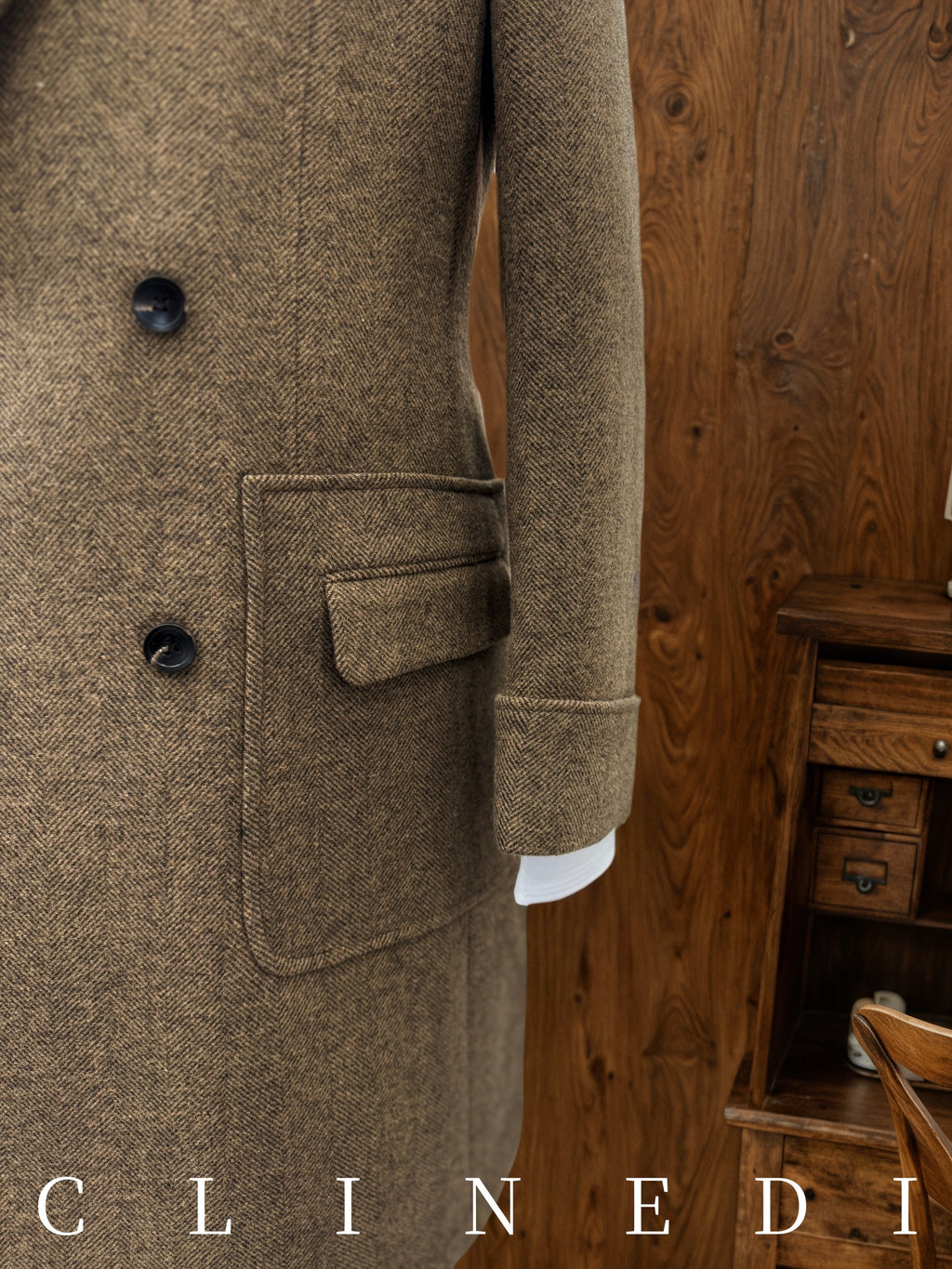 Veste en laine, 50 % laine, à revers, photo 19