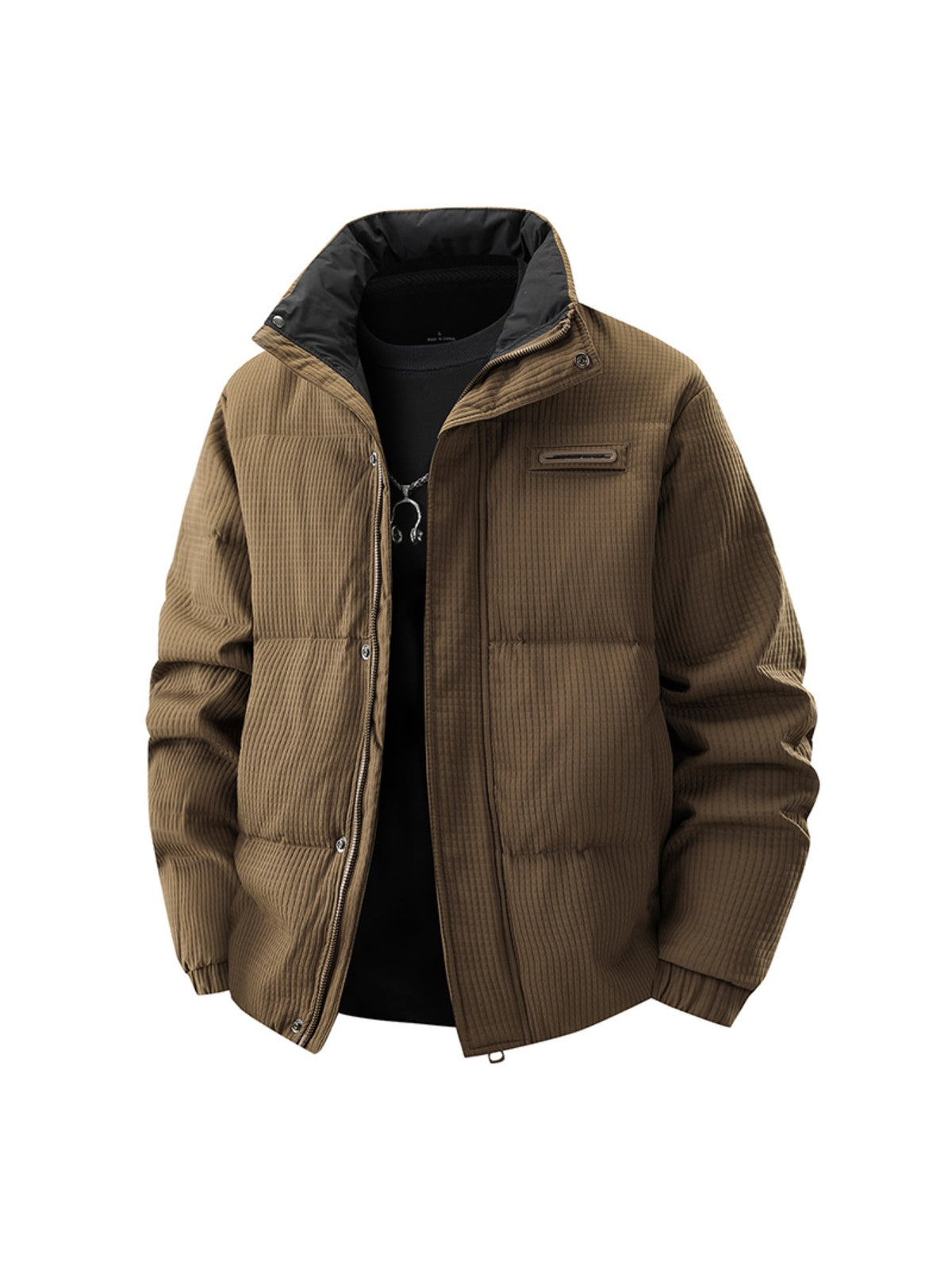 Veste matelassée pour homme, à capuche, modele 6
