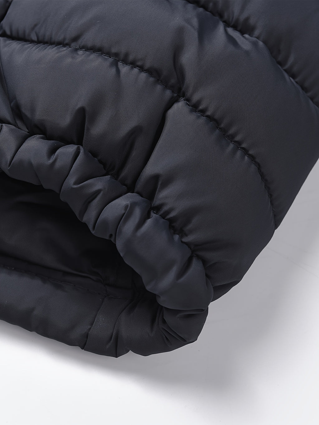 Manteau matelassé pour homme, coupe-vent, à capuche, bleu marine
