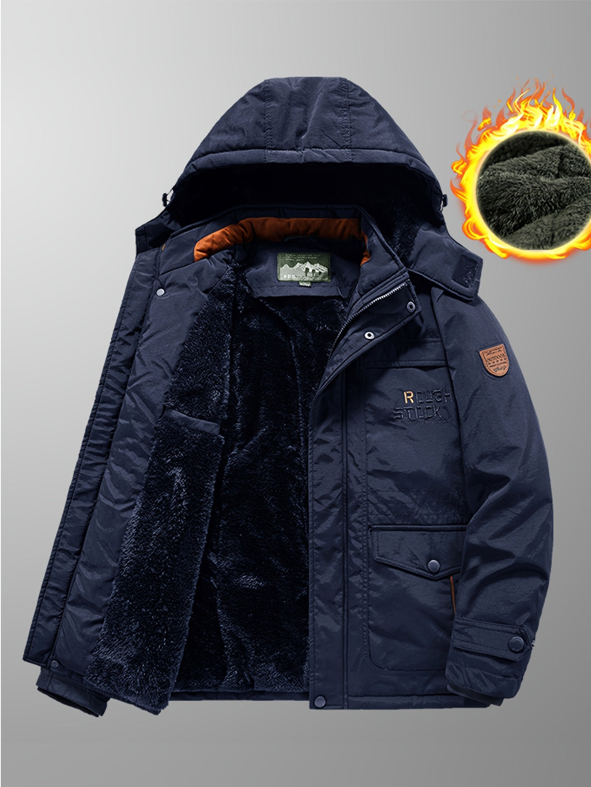 Veste pour homme, à capuche, modele 11