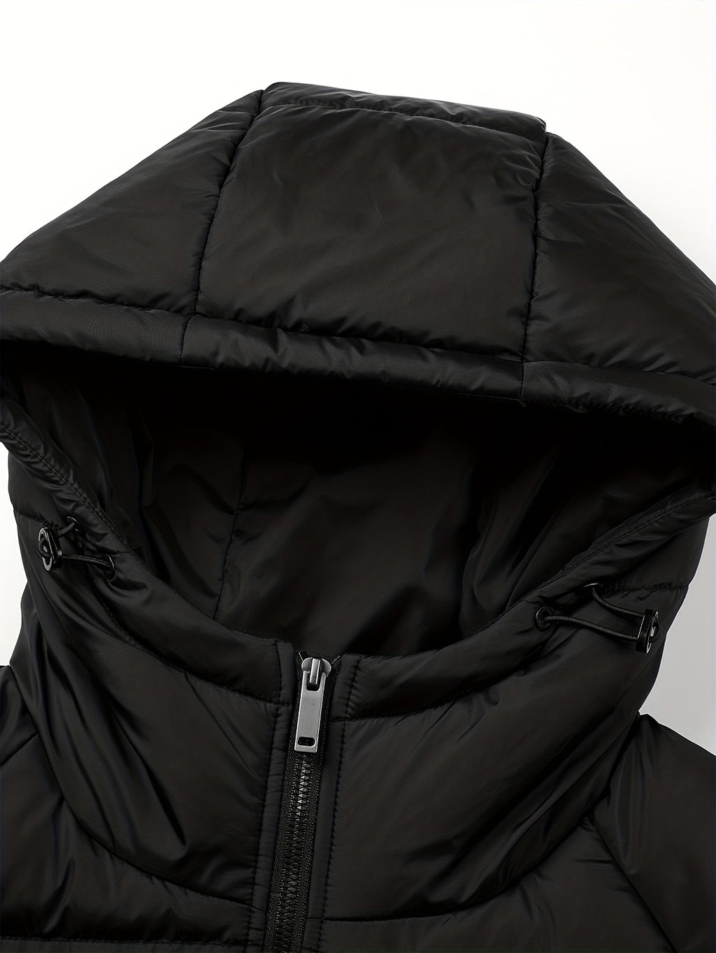 Manteau matelassé pour homme, à capuche