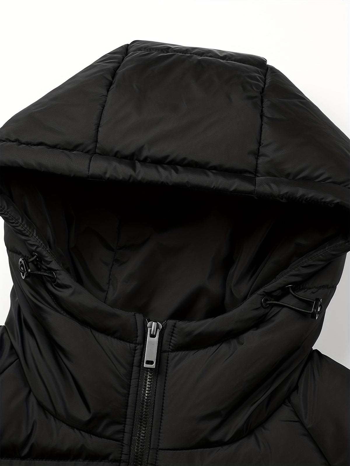 Manteau matelassé pour homme, à capuche