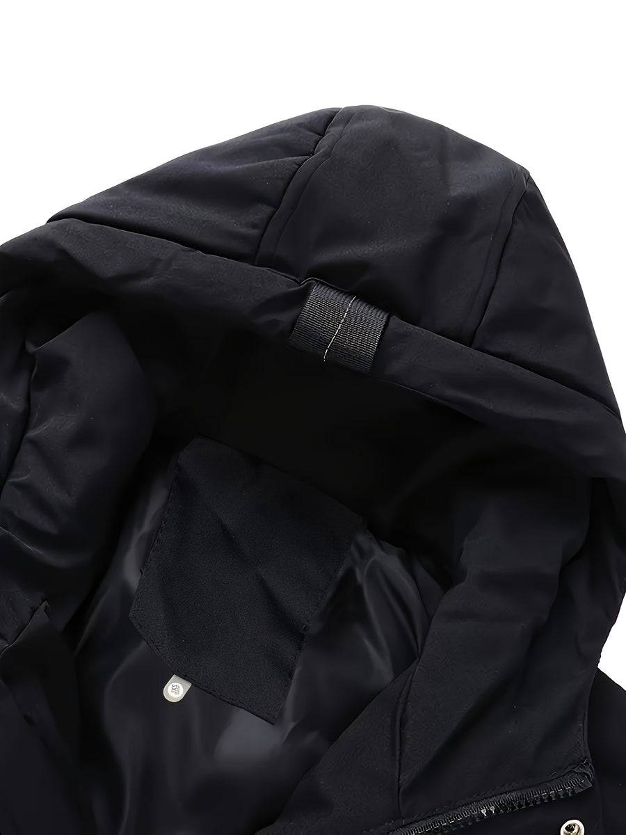 Manteau, imperméable, à capuche, détail du vêtement