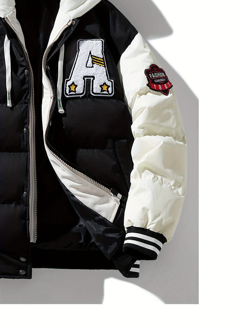 Veste long pour homme, à capuche, rouiller