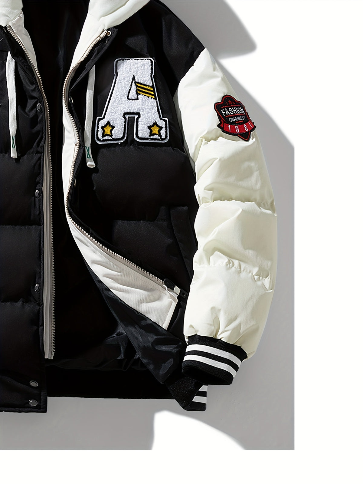 Veste long pour homme, à capuche, rouiller