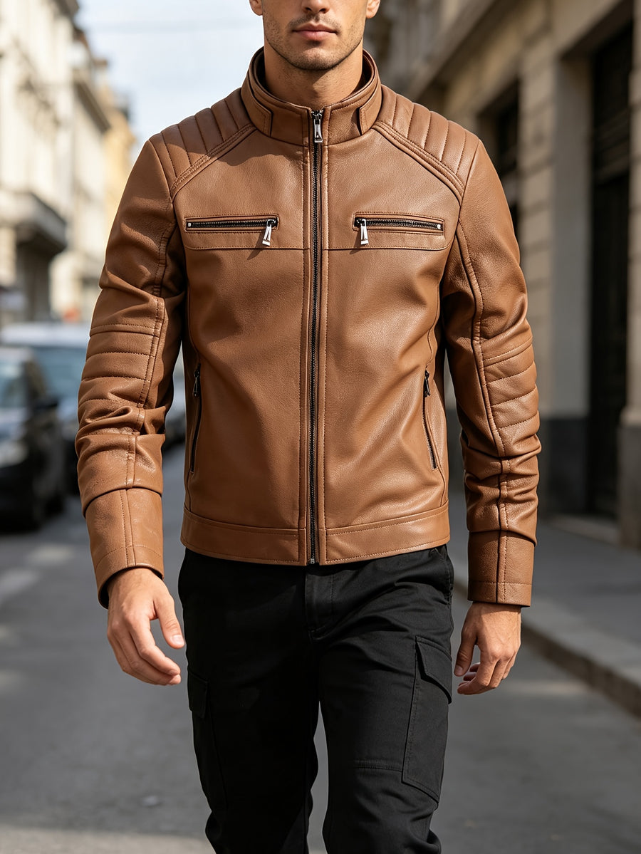 Veste, à revers, fermeture éclair et boutonnage, photo 9