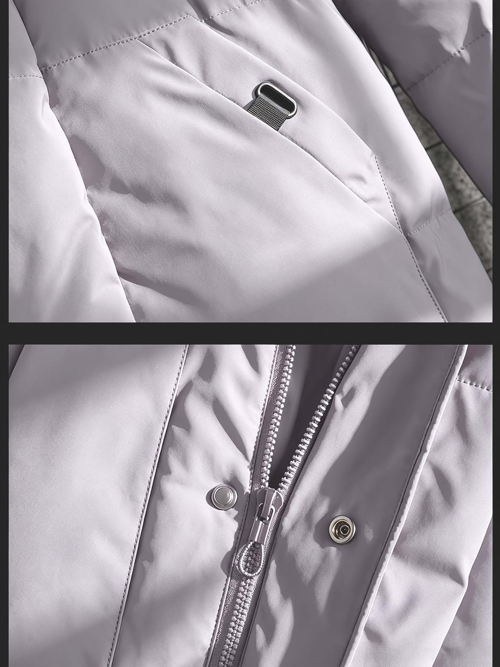 Manteau pour homme, à capuche, vert