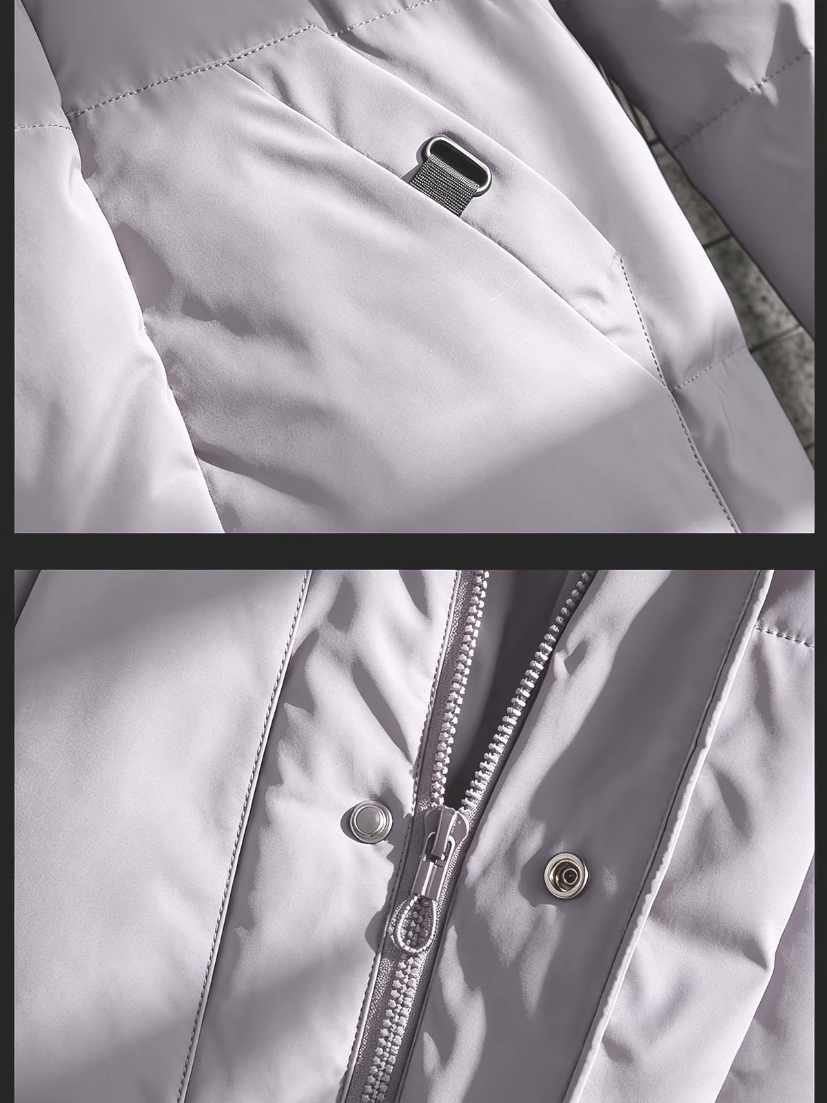 Manteau pour homme, à capuche, vert