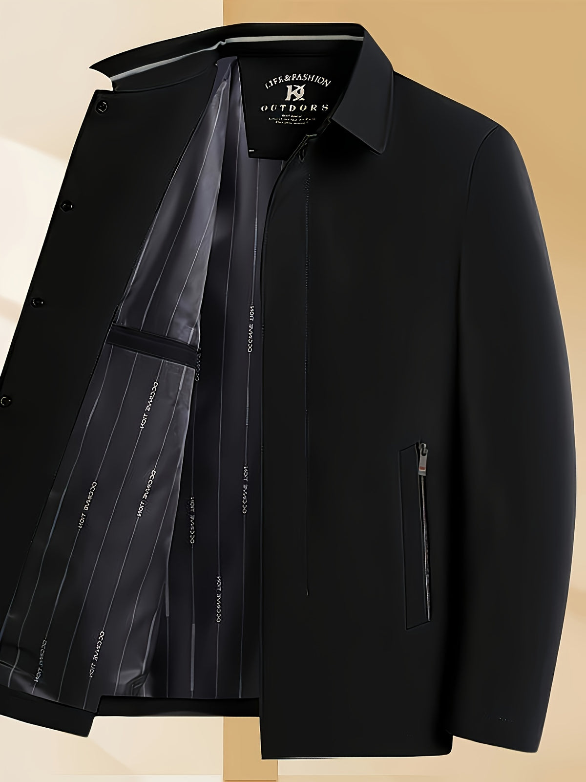 Veste pour homme, à revers, modele 11