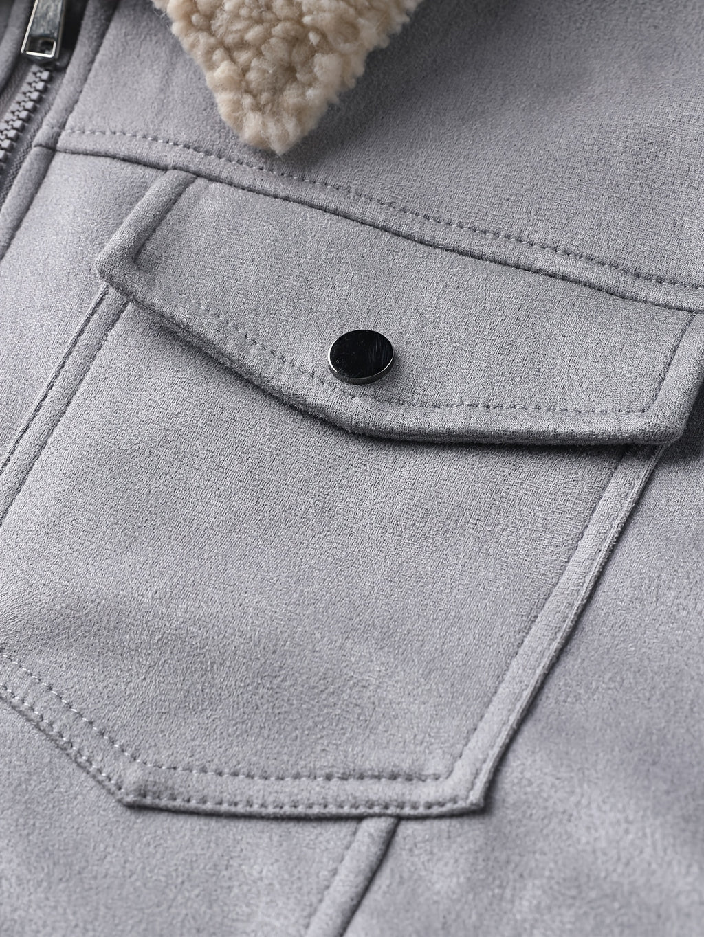 Veste long pour homme, velours, à revers