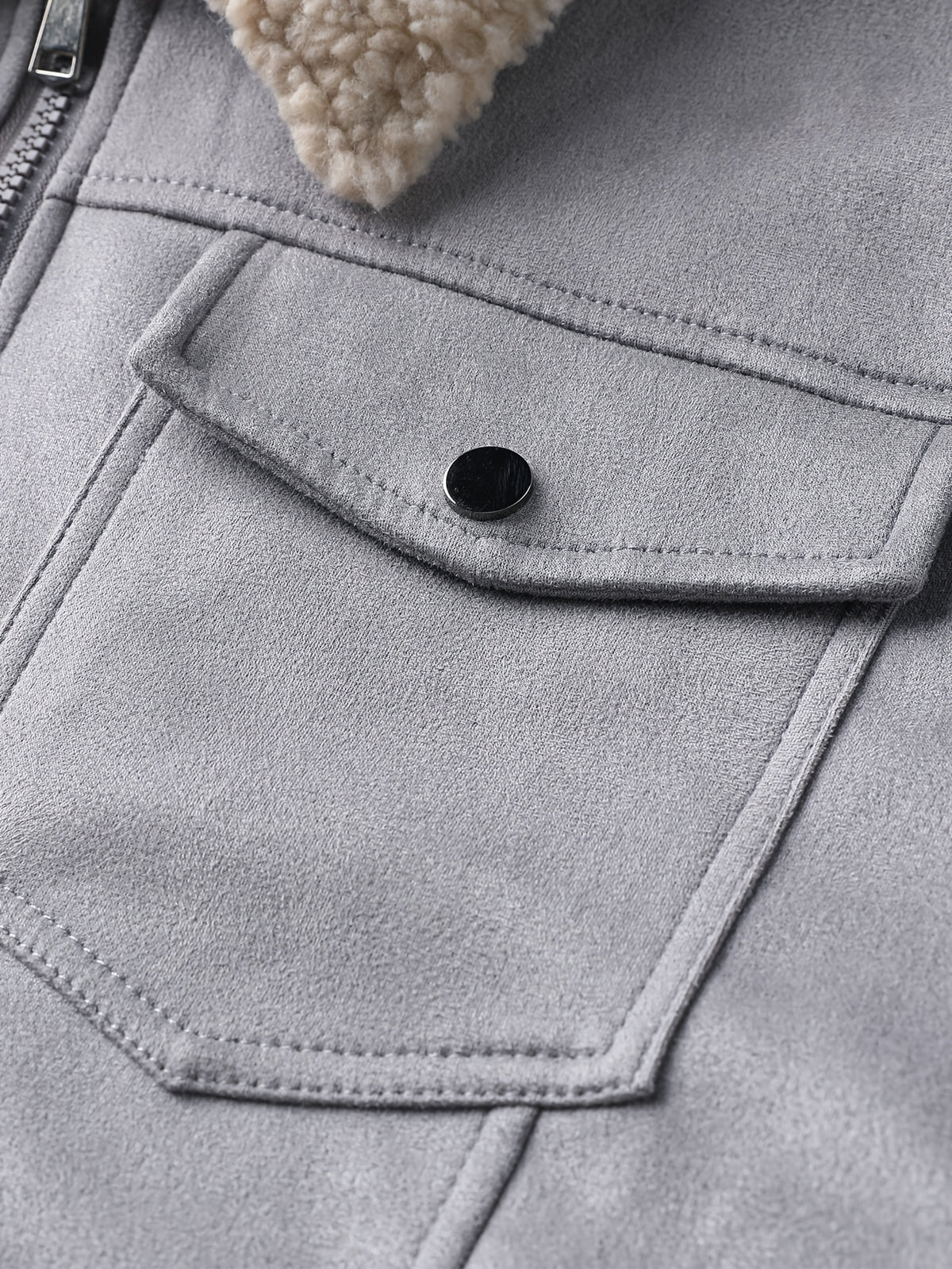 Veste long pour homme, velours, à revers