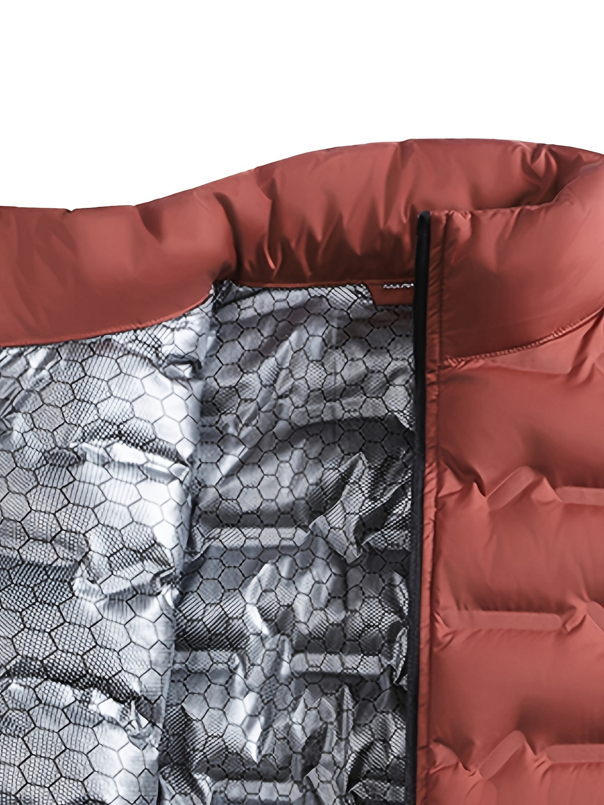 Veste matelassée pour homme, grandes tailles, à col montant