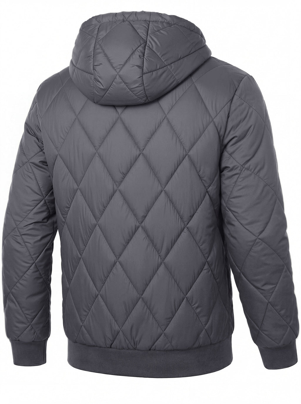 Veste pour homme, à carreaux, à capuche
