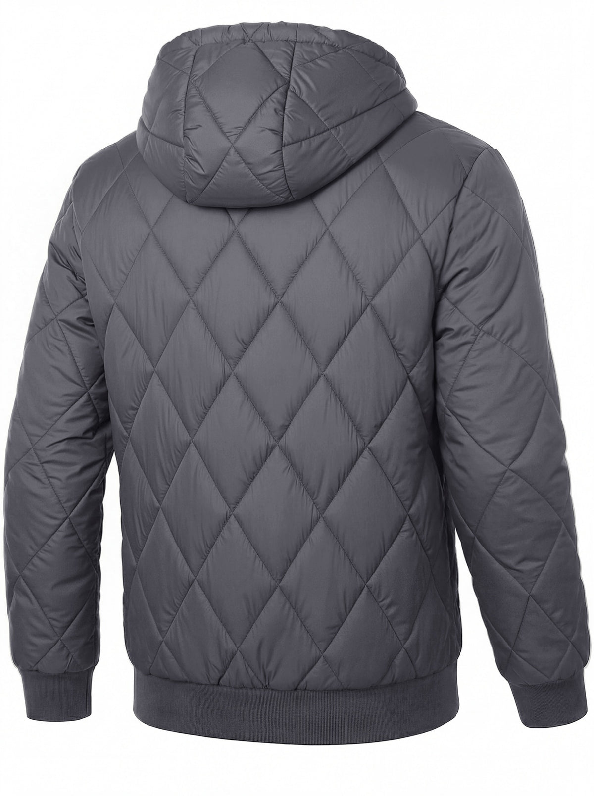 Veste pour homme, à carreaux, à capuche, vert tactique