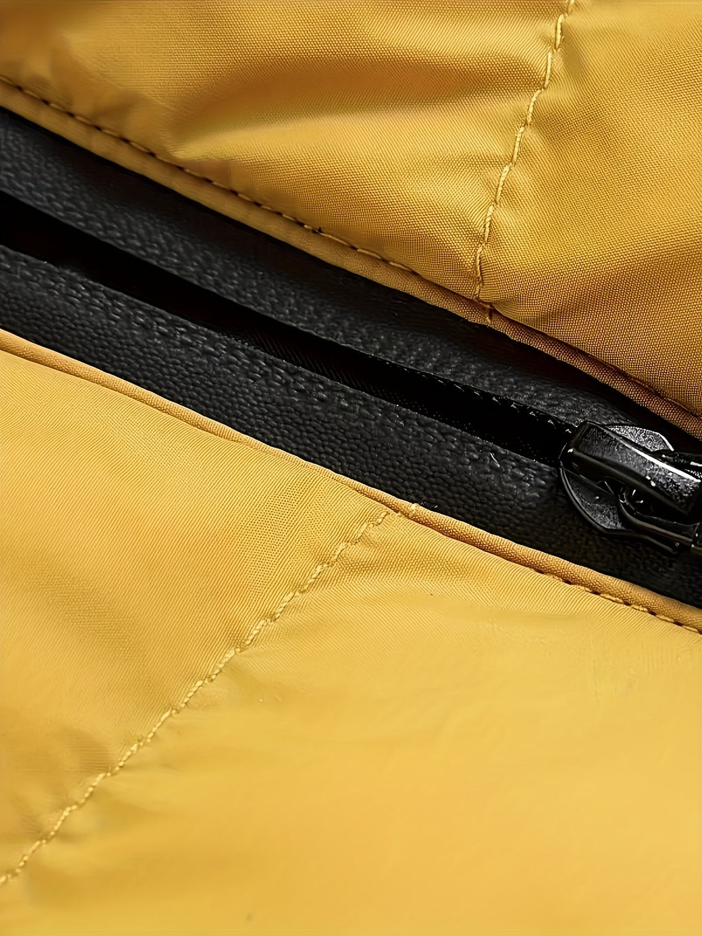 Veste long pour homme, à col montant, jaune