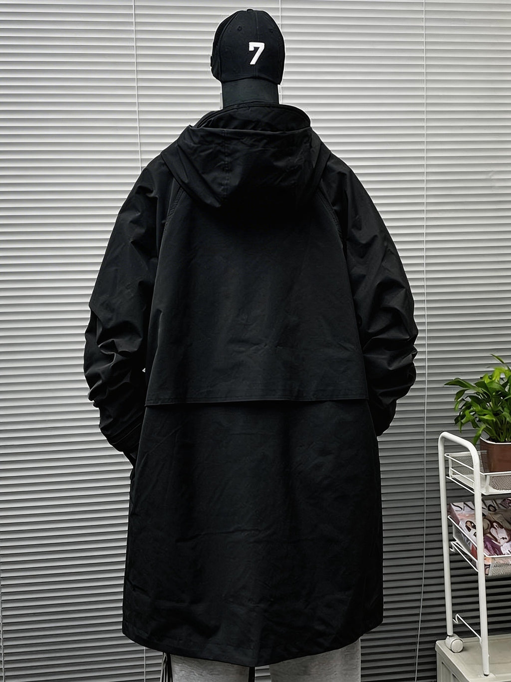 Veste pour homme, coupe-vent, à capuche, jaune