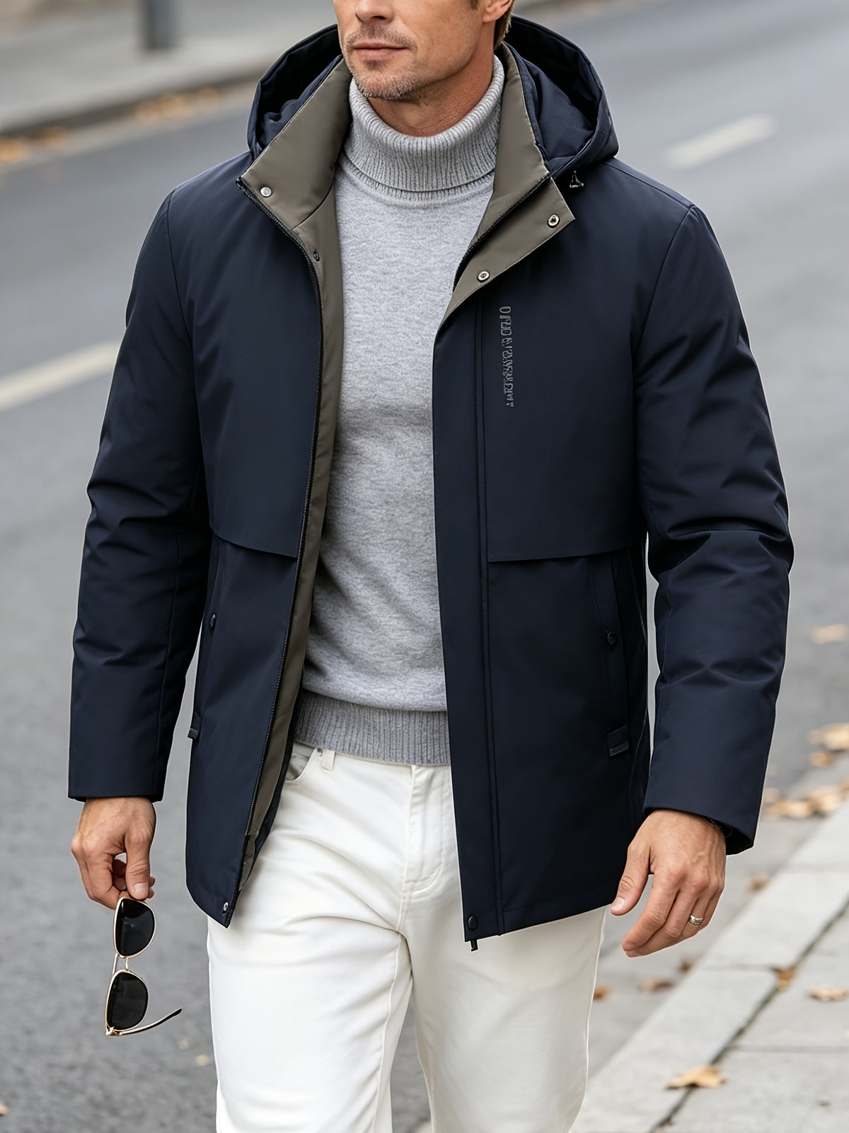 Veste pour homme, à col montant, modele 3