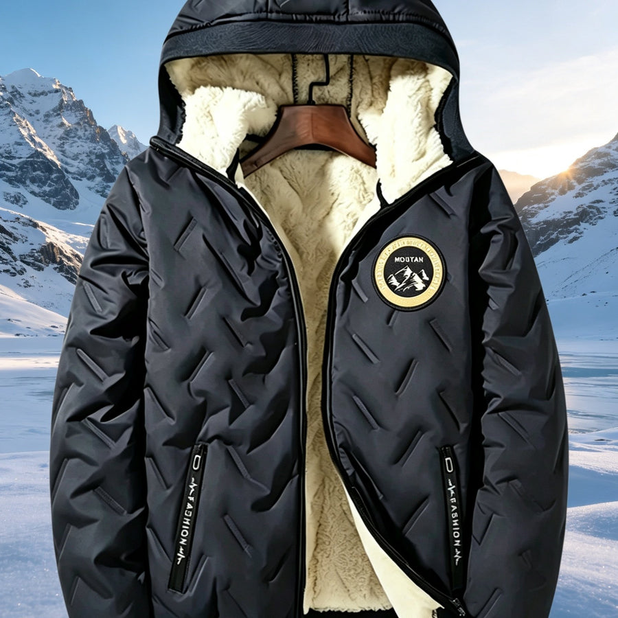 Veste, coupe-vent, à capuche, modele 2, coloris gris, détail