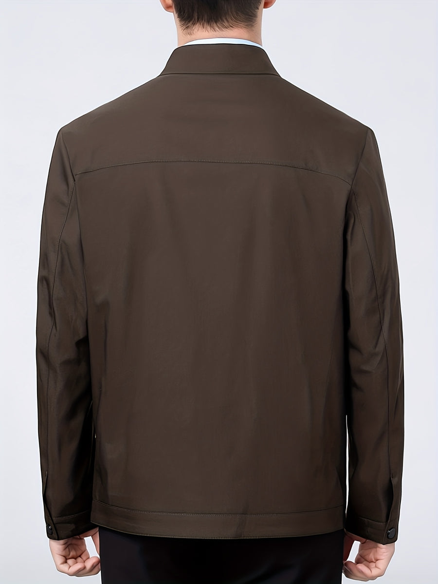 Veste, à revers, gris, photo 9
