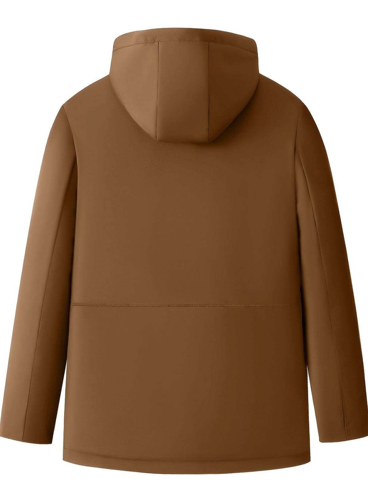 Veste matelassée pour homme, coupe-vent, à capuche, vert