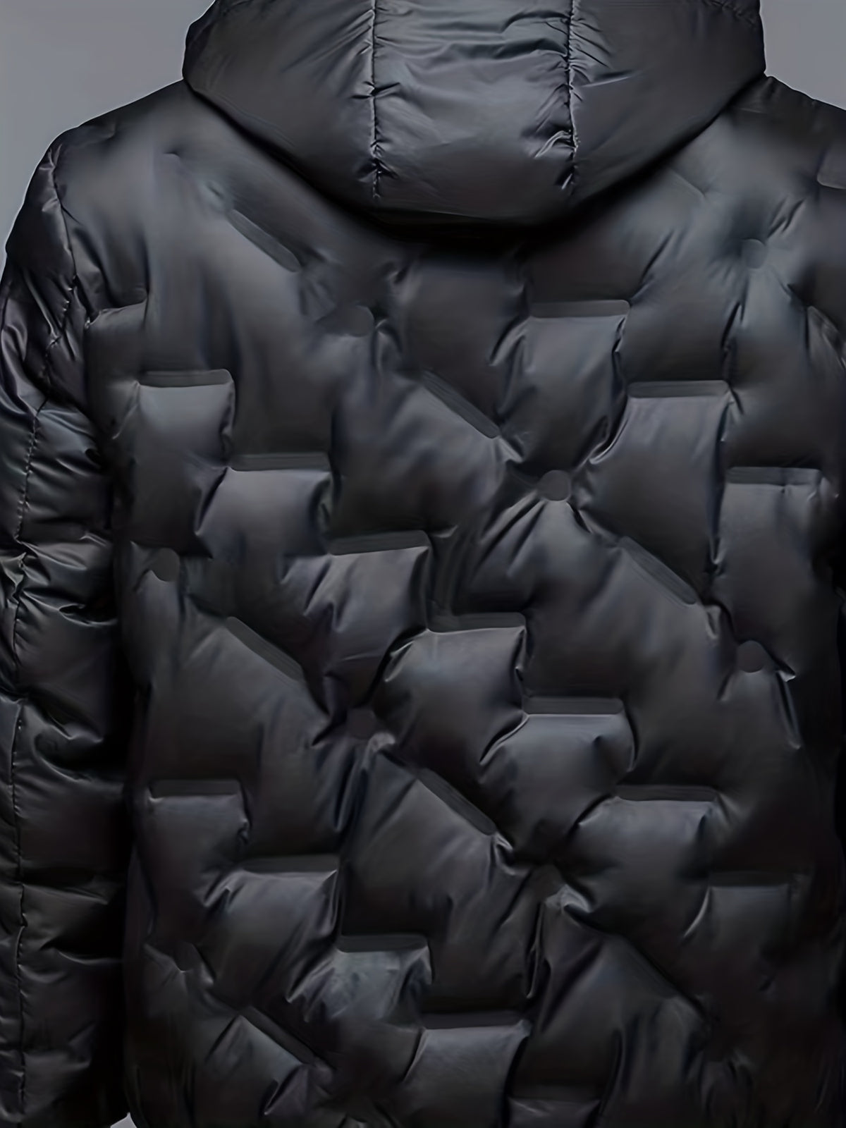 Veste matelassée pour homme, coupe-vent, à capuche, vert clair