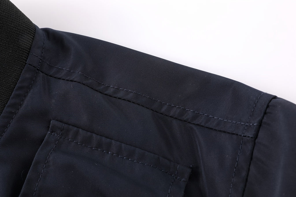 Veste pour homme, à col montant, kaki