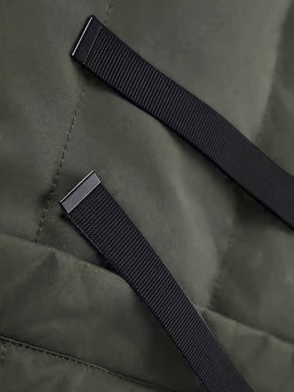 Manteau pour homme, à capuche, vert fougère
