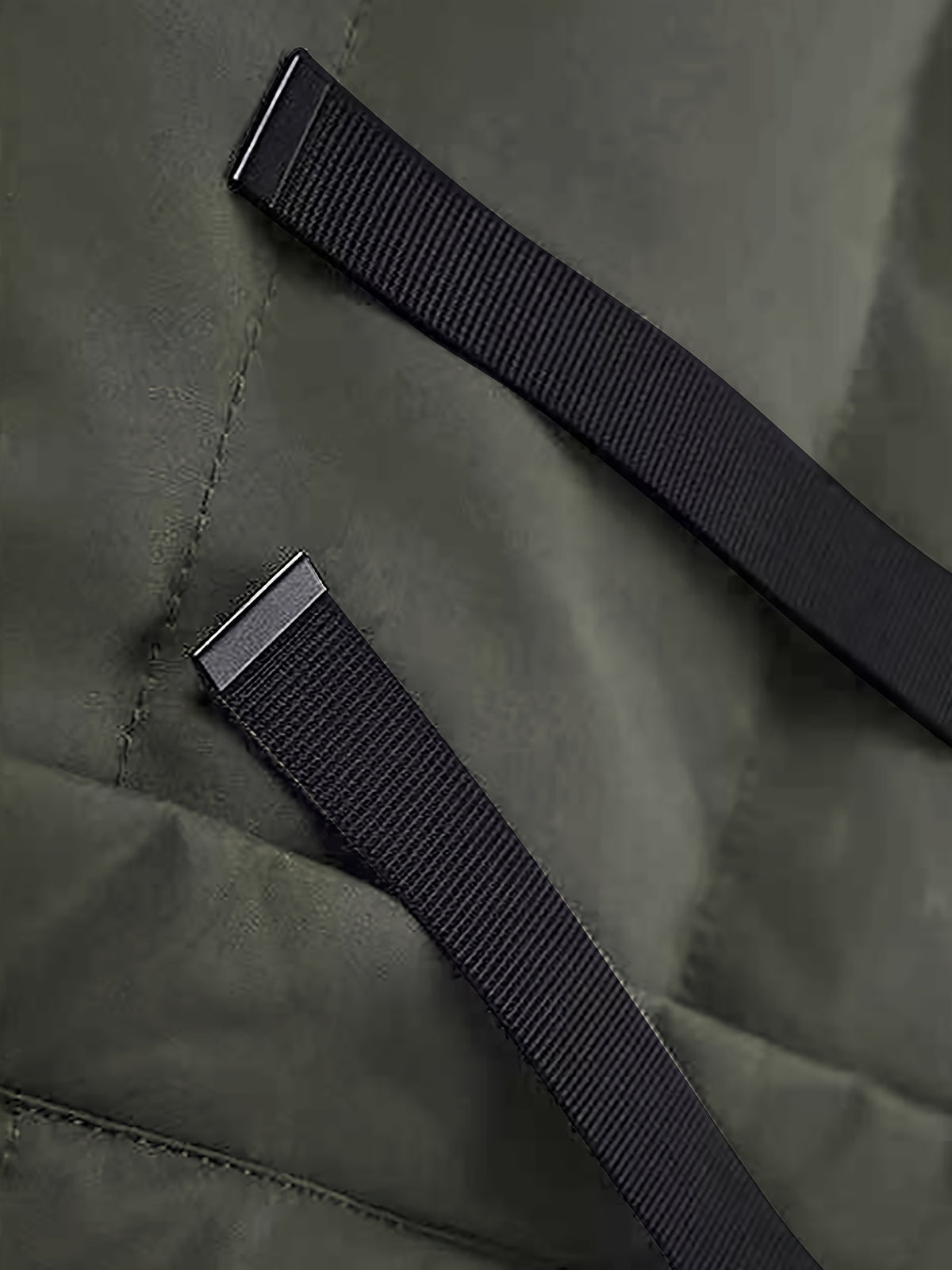 Manteau pour homme, à capuche, vert fougère