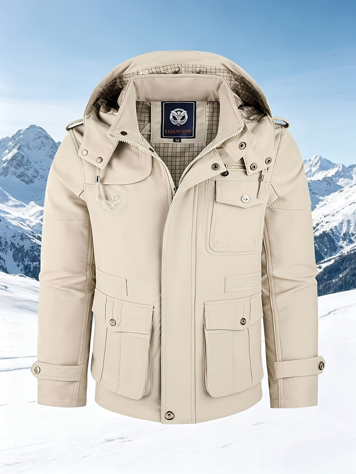 Veste pour homme, coupe-vent, à capuche, fuchsia