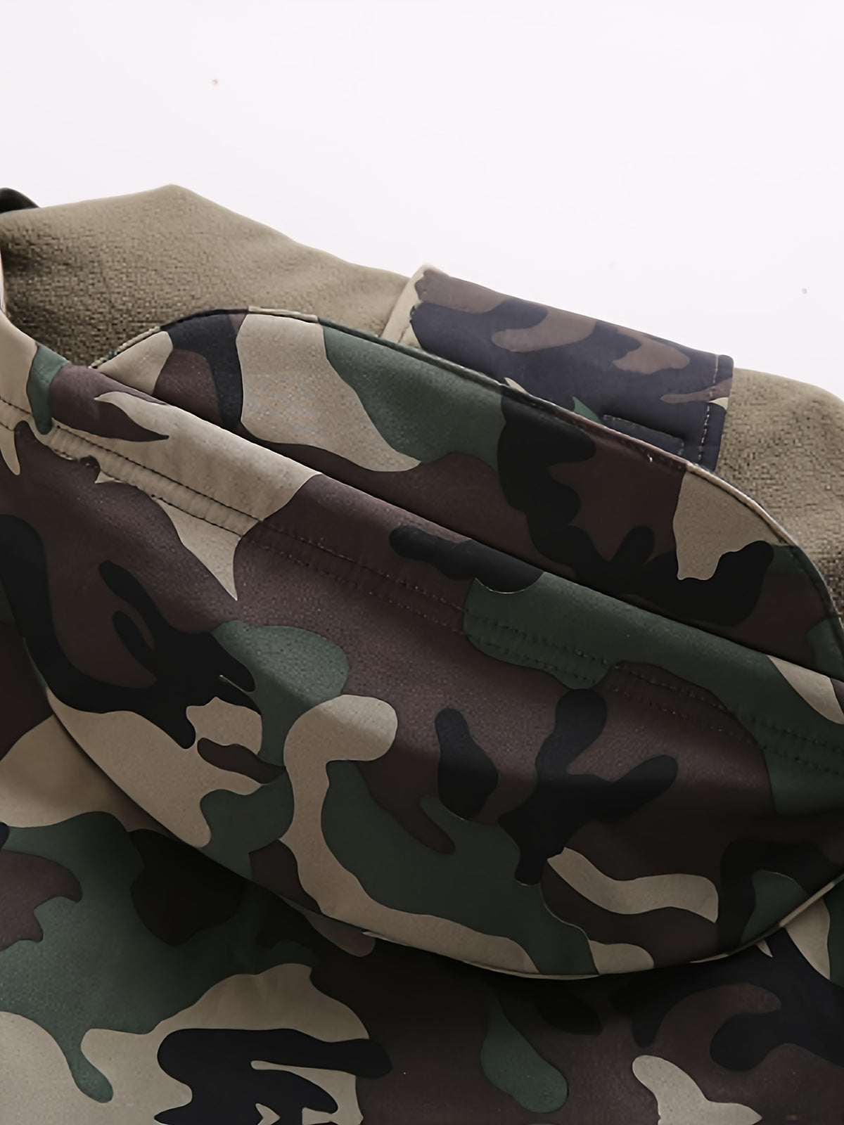 Veste pour homme, coupe-vent, à capuche, couleur jungle