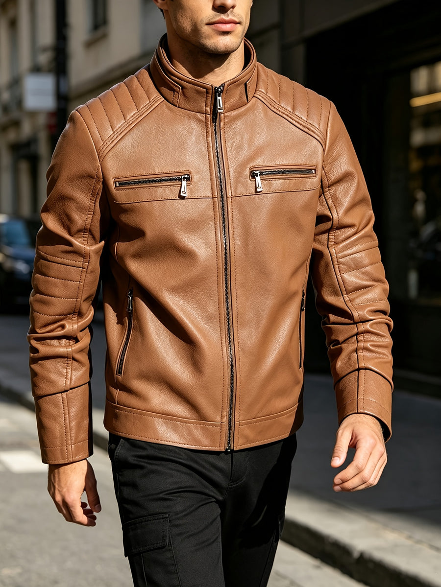 Veste, à revers, fermeture éclair et boutonnage, détail du vêtement