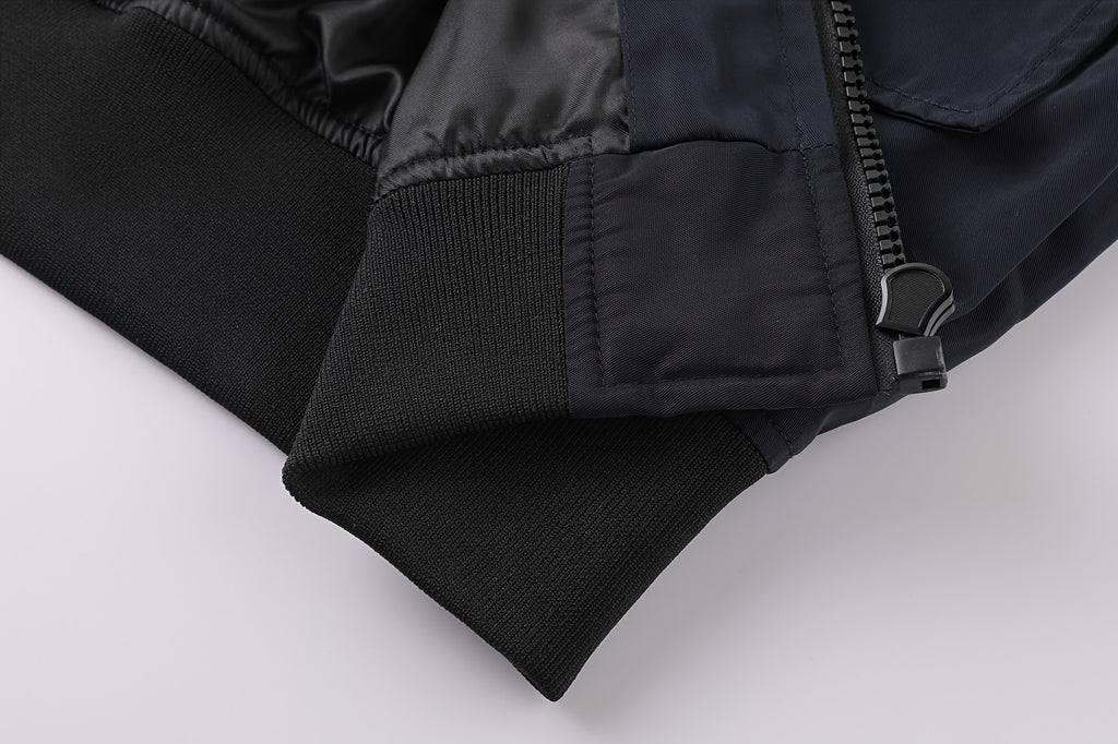 Veste pour homme, à col montant, kaki