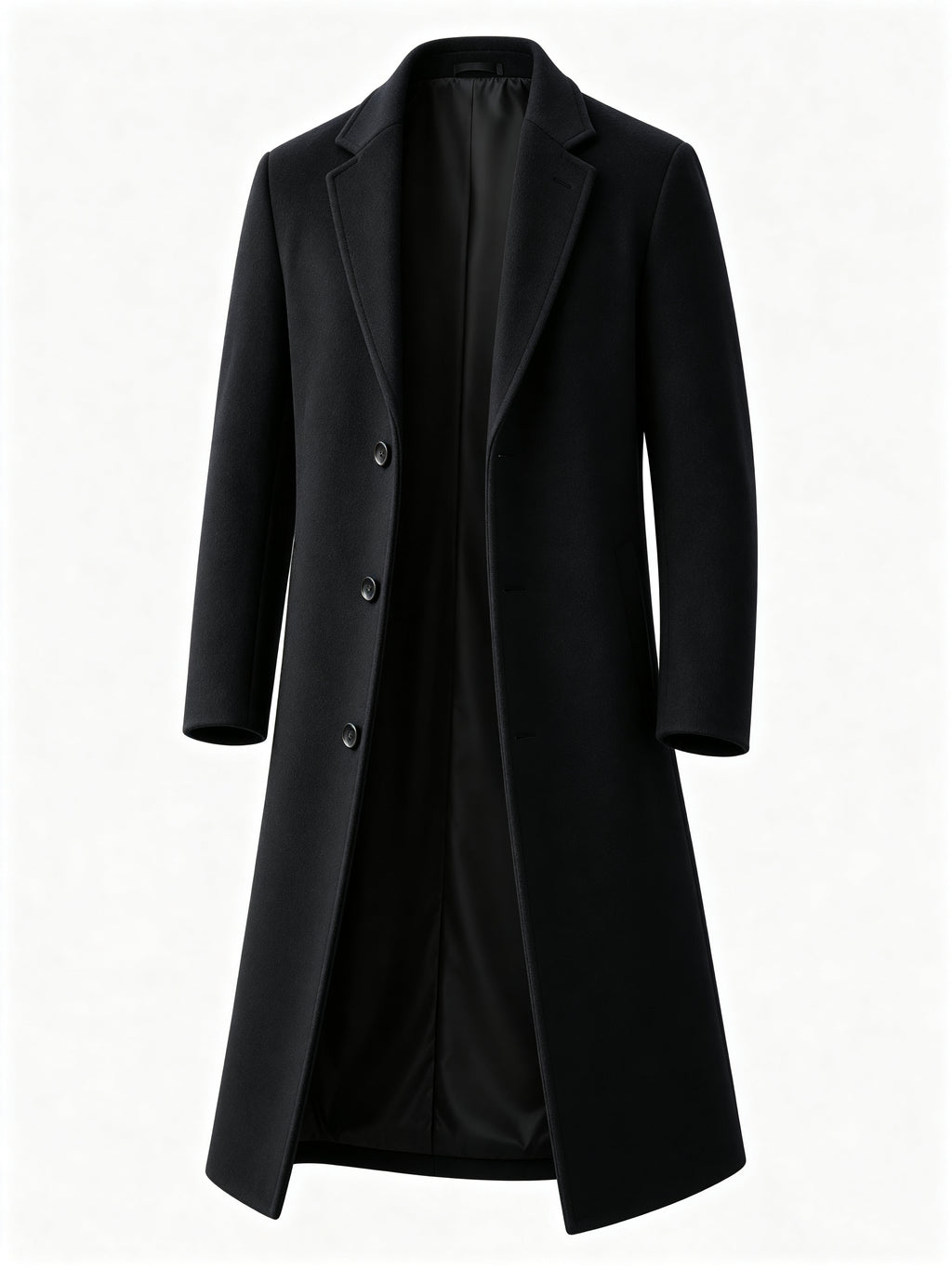 Trench pour homme, à revers, couleur marine
