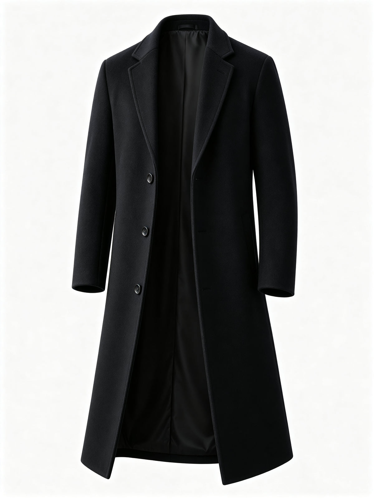 Trench pour homme, à revers, couleur marine