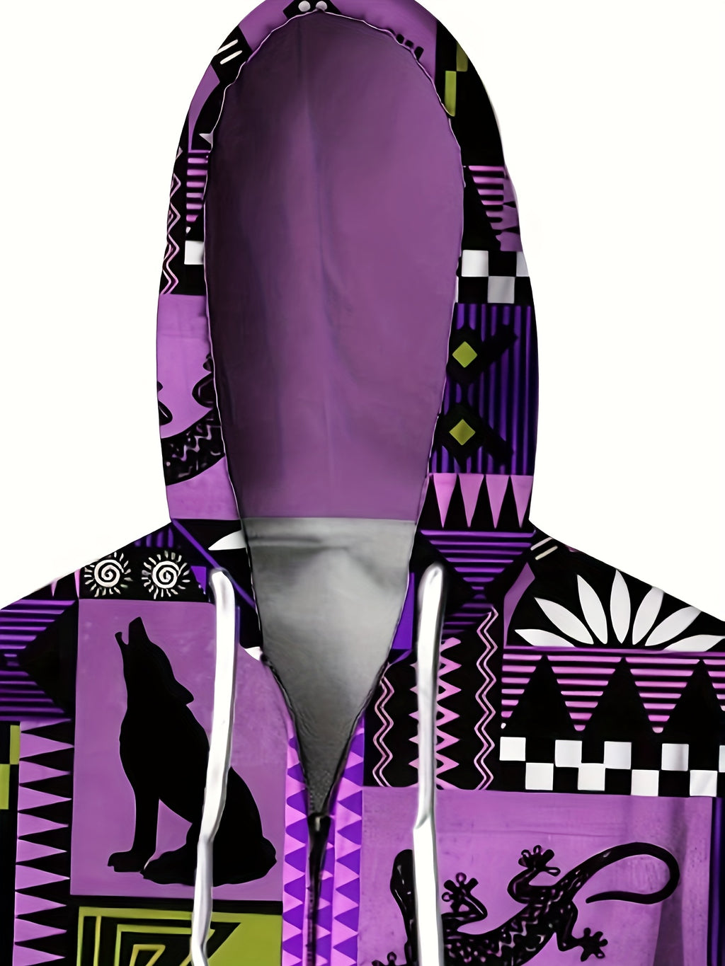 Veste pour homme, à capuche, couleurs mélangées